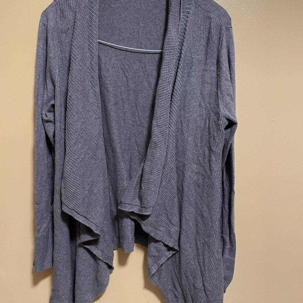 Merona Women’s Gray  Cardigan Sweater Long Sleeve Size XL